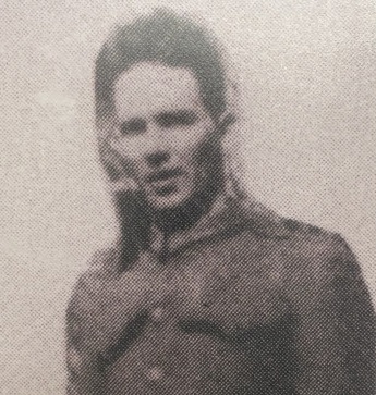 Private First Class Fred A. Humphreys in WWI uniform